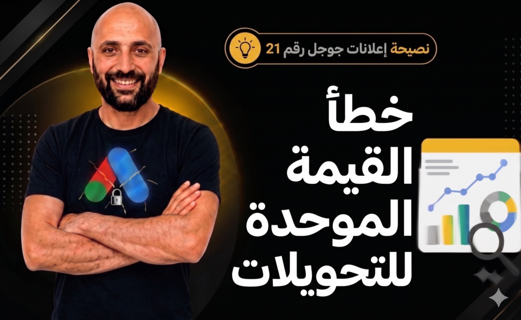 كيفية تصحيح خطأ القيمة الموحدة للتحويلات في إعلانات جوجل لزيادة جودة العملاء المحتملين.